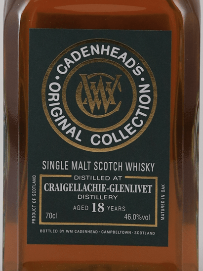 Cadenhead Original Collection Craigellachie 18 Year Old - Bottle Of Japan