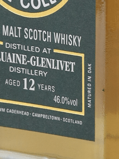 Cadenhead Original Collection Dailuaine 12 Year Old - Bottle Of Japan