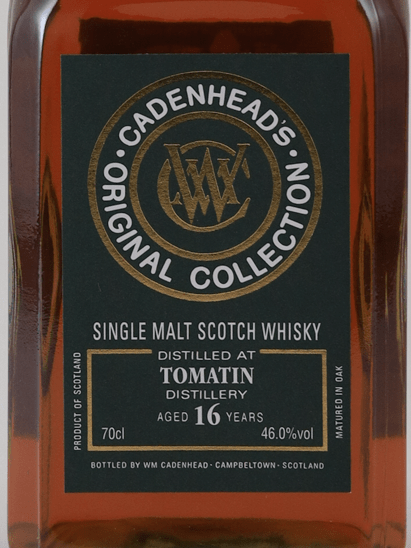 Cadenhead Original Collection Tomatin 16 Year Old - Bottle Of Japan