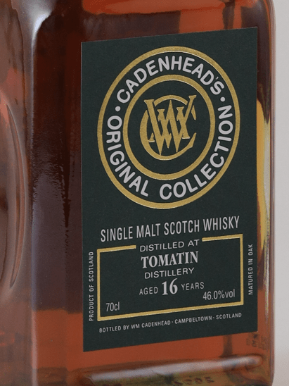 Cadenhead Original Collection Tomatin 16 Year Old - Bottle Of Japan