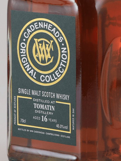 Cadenhead Original Collection Tomatin 16 Year Old - Bottle Of Japan