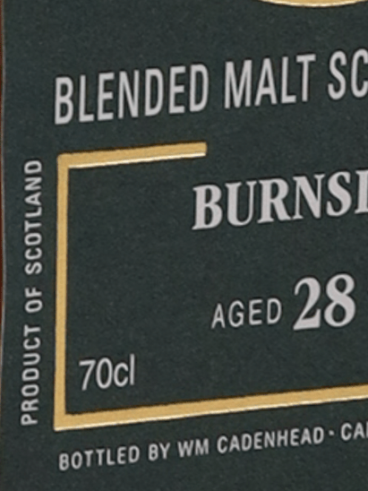 Cadenhead's Original Collection Burnside 28 Year Old - Bottle Of Japan
