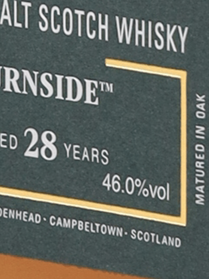 Cadenhead's Original Collection Burnside 28 Year Old - Bottle Of Japan