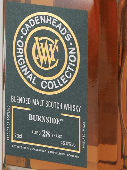 Cadenhead's Original Collection Burnside 28 Year Old - Bottle Of Japan