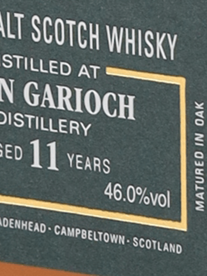 Cadenhead's Original Collection Glen Garioch 11 Year Old - Bottle Of Japan