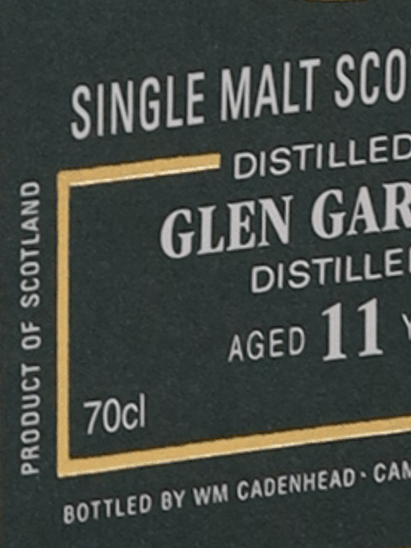 Cadenhead's Original Collection Glen Garioch 11 Year Old - Bottle Of Japan