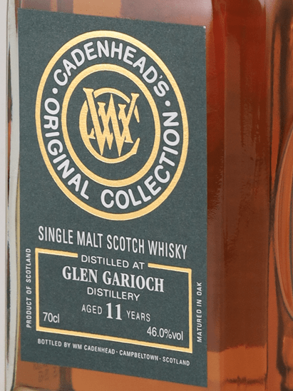 Cadenhead's Original Collection Glen Garioch 11 Year Old - Bottle Of Japan