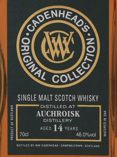 Cadenhead's Original Collection Osblos 14 Year Old - Bottle Of Japan