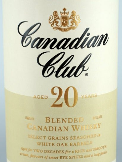 Canadian Club 20 Year Old - Bottle Of Japan