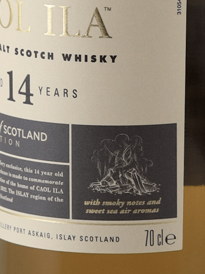 Caol Ila 14 Year Old Four Corners of Scotland Collection - Bottle Of Japan