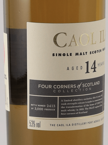 Caol Ila 14 Year Old Four Corners of Scotland Collection - Bottle Of Japan