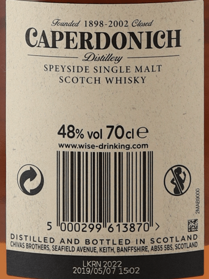 Caperdonich 21 Year Old Batch 1 - Bottle Of Japan