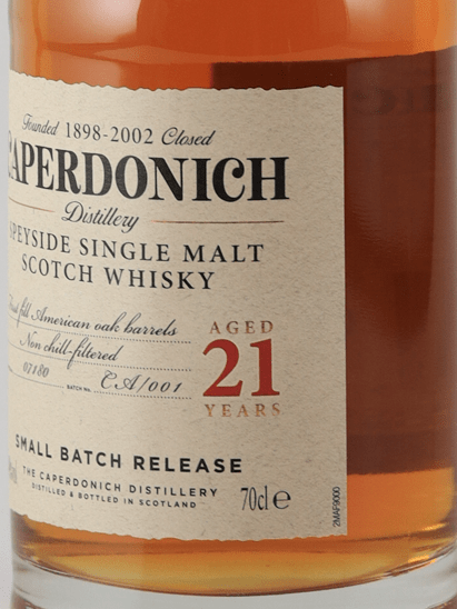 Caperdonich 21 Year Old Batch 1 - Bottle Of Japan