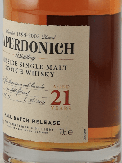 Caperdonich 21 Year Old Batch 5 - Bottle Of Japan