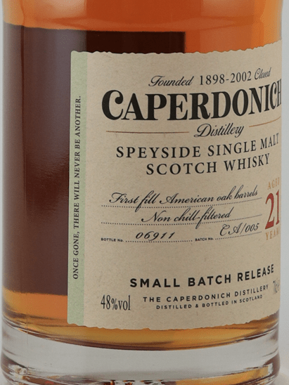 Caperdonich 21 Year Old Batch 5 - Bottle Of Japan
