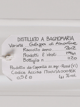 Load image into Gallery viewer, Capovilla Grappa Amarone 2012 - Bottle Of Japan