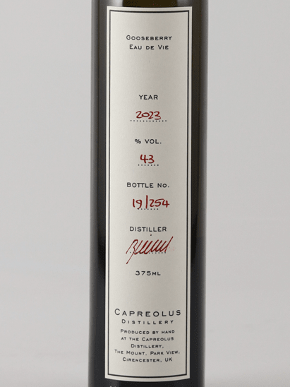 Capreolas Gooseberry Eau de Vie 2023 375ml - Bottle Of Japan