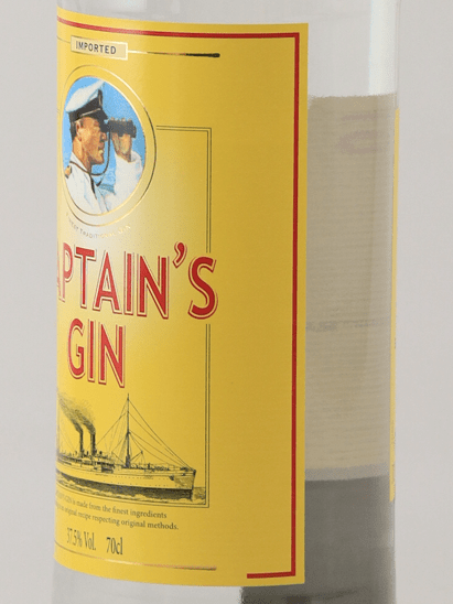 Captain's Gin - Bottle Of Japan
