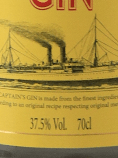 Captain's Gin - Bottle Of Japan