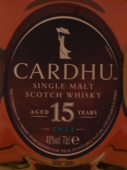 Cardhu 15 Year Old - Bottle Of Japan