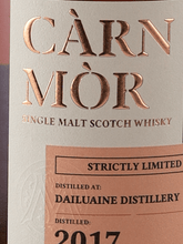 Load image into Gallery viewer, Carn Mor Strictly Limited Dailuaine 6 Year Old 2017 - Bottle Of Japan