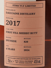 Load image into Gallery viewer, Carn Mor Strictly Limited Dailuaine 6 Year Old 2017 - Bottle Of Japan