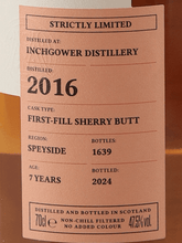 Load image into Gallery viewer, Carn Mor Strictly Limited Inchgower 7 Year Old 2016 - Bottle Of Japan