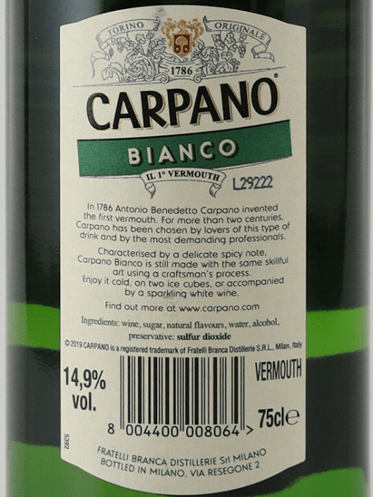 Carupano Bianco - Bottle Of Japan