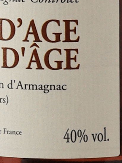 Castarade Hors D'Age 20 Year Old - Bottle Of Japan