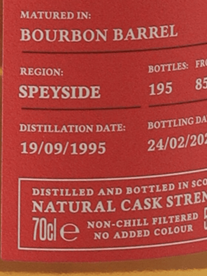 Celebration of the Cask Dailuaine 29 Year Old 1995 - Bottle Of Japan