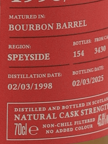 Celebration of the Cask Dufftown 27 Year Old 1998 - Bottle Of Japan