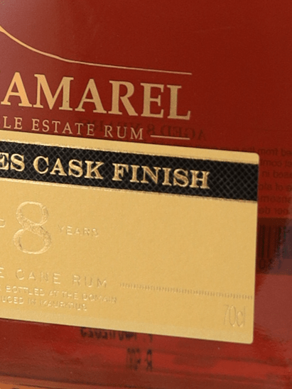 Chamarel 8 Year Old Sauternes Cask Finish - Bottle Of Japan