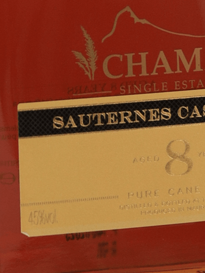 Chamarel 8 Year Old Sauternes Cask Finish - Bottle Of Japan