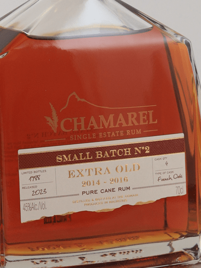 Chamarel Old Rum Small Batch No.2 - Bottle Of Japan