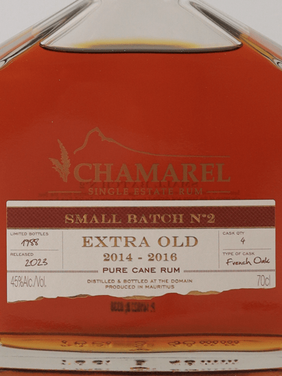 Chamarel Old Rum Small Batch No.2 - Bottle Of Japan
