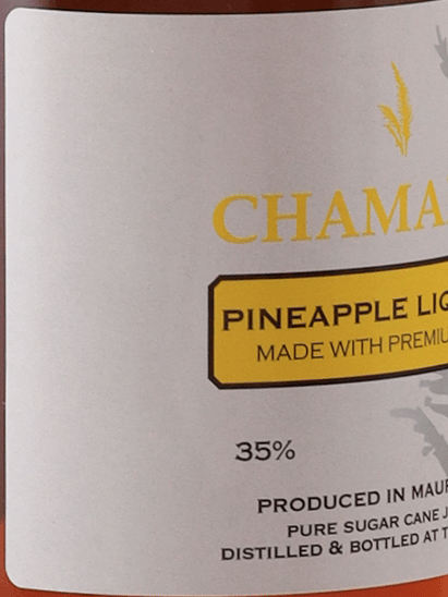 Chamarel Pineapple Liqueur - Bottle Of Japan