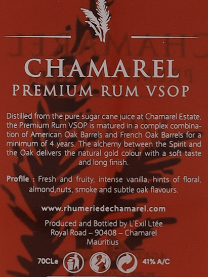Chamarel VSOP - Bottle Of Japan