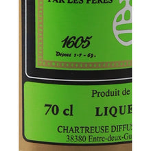 Load image into Gallery viewer, Chartreuse Green herbal liqueur, 70 cl volume marking