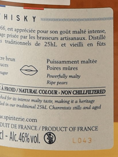 Chateau de Bruil Single Malt Le Bruil Maris Otter - Bottle Of Japan