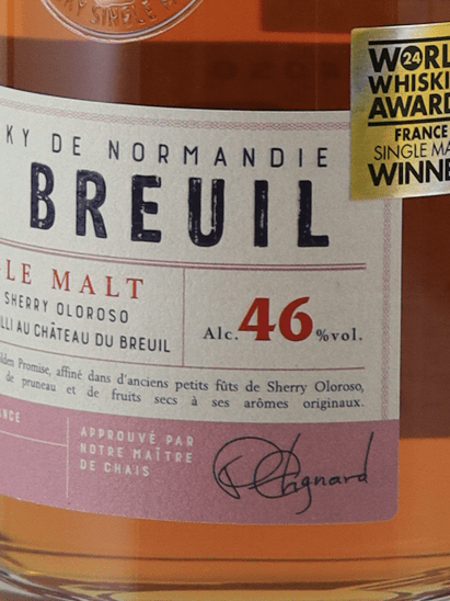 Chateau de Bruil Single Malt Le Bruil Sherry Lot 47 - Bottle Of Japan