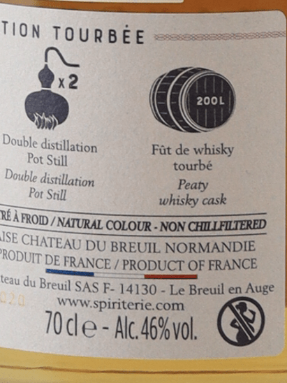Chateau de Bruil Single Malt Le Bruil Tourbé Lot 20 - Bottle Of Japan