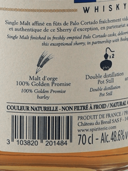 Chateau de Bueil Single Cask Le Bueil Finish Palo Cortado - Bottle Of Japan