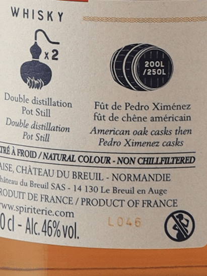 Chateau de Bueil Single Malt Le Bueil Finish Pedro Ximénez Sherry - Bottle Of Japan