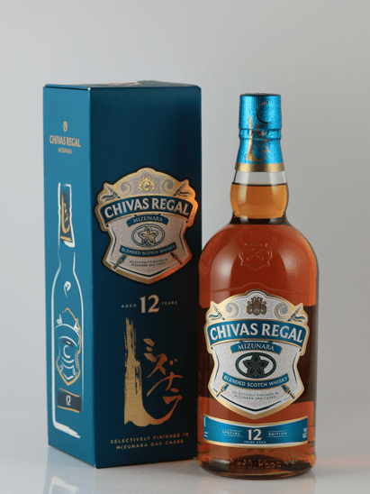 Chivas Regal 12 Year Old Mizunara 1L - Bottle Of Japan