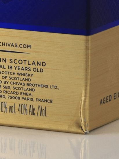 Chivas Regal 18 Year Old 750ml - Bottle Of Japan