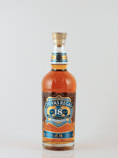 Chivas Regal 18 Year Old Mizunara Cask Finish 700ml Without Box - Bottle Of Japan