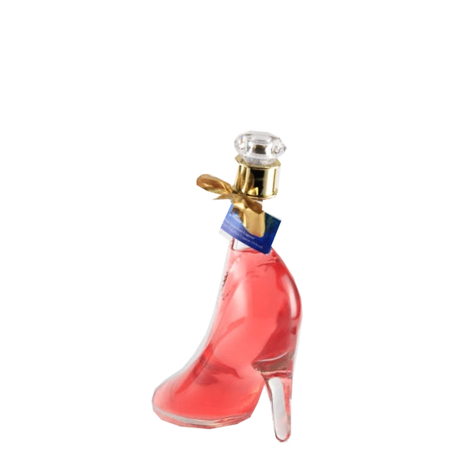 Cinderella Shoe Pink Grapefruit liqueur - shoe bottle angle