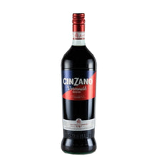 Load image into Gallery viewer, Cinzano Vermouth Rosso 1L - Bottle front with red screw cap