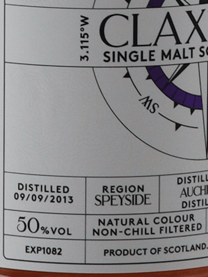 Claxton's Exploration Auchroisk 11 Year Old 2013 - Bottle Of Japan