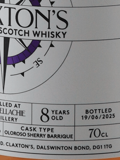 Claxton's Exploration Craigellachie 8 Year Old 2016 - Bottle Of Japan